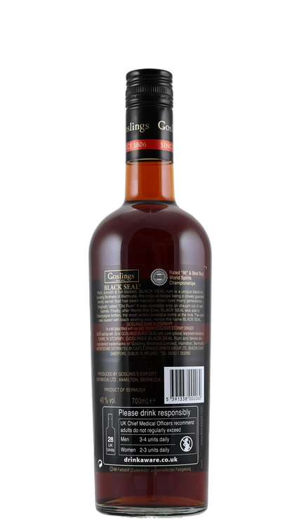 Goslings Black Seal Rum 80 Proof