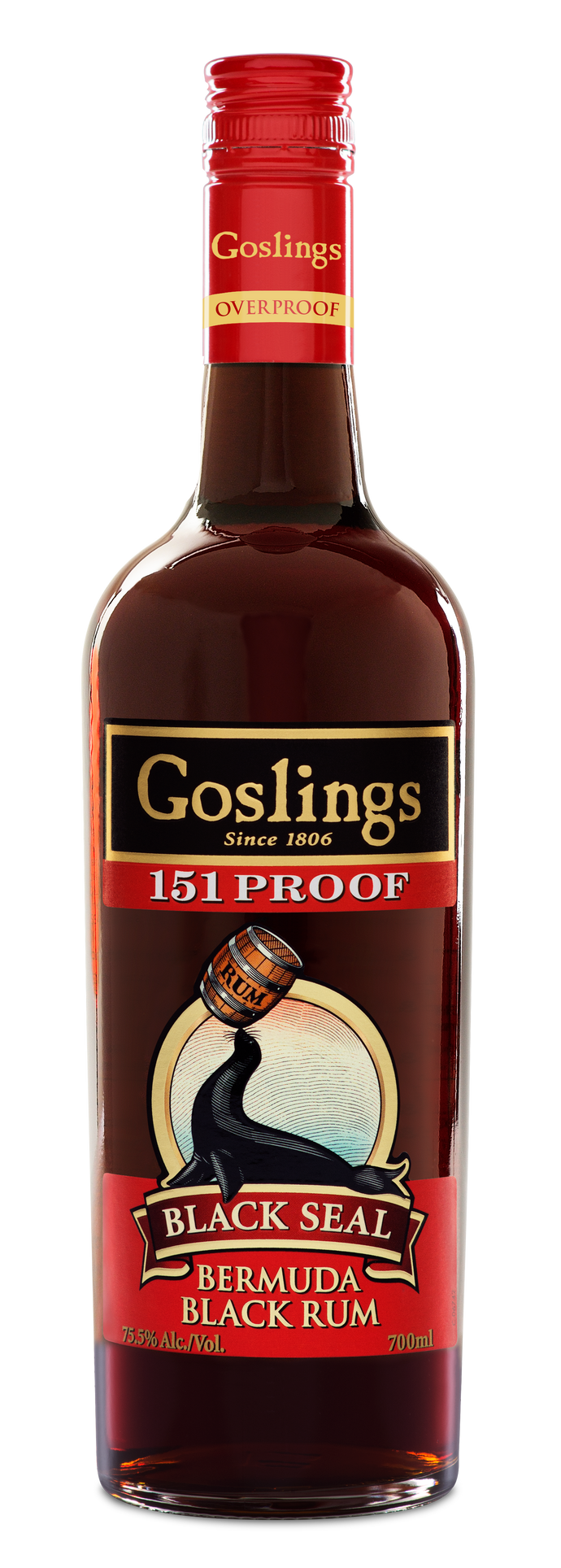 Goslings Black Seal Rum 151 Proof