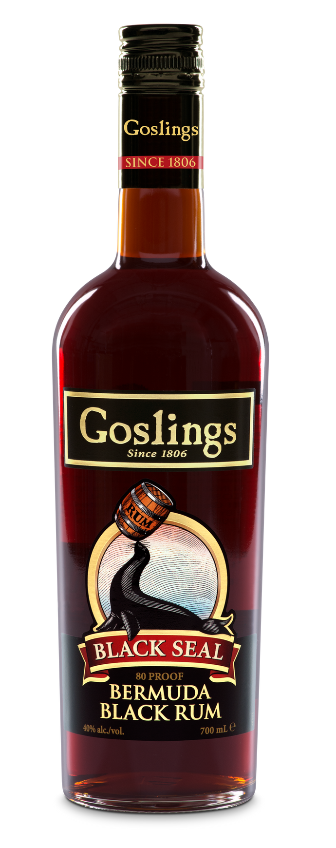 Goslings Black Seal Rum 80 Proof